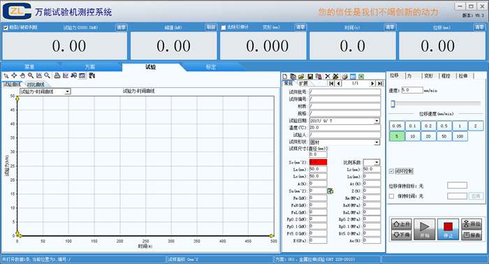 微機(jī)控制電液伺服萬(wàn)能試驗(yàn)機(jī)WAW-100B 數(shù)據(jù)處理核心功能詳解